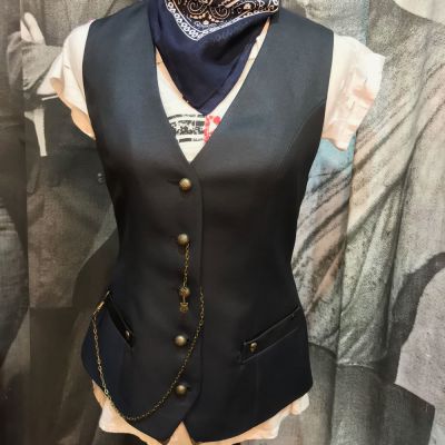 Gilet Femenino Petróleo4