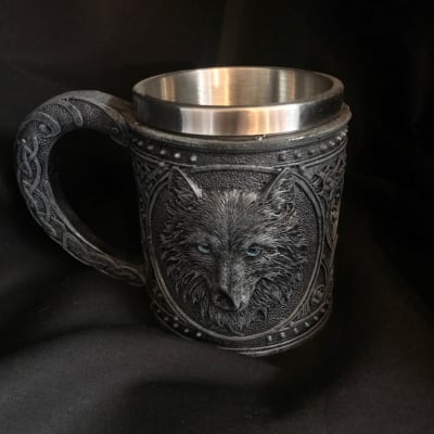 Tazón Lobo Grafito2