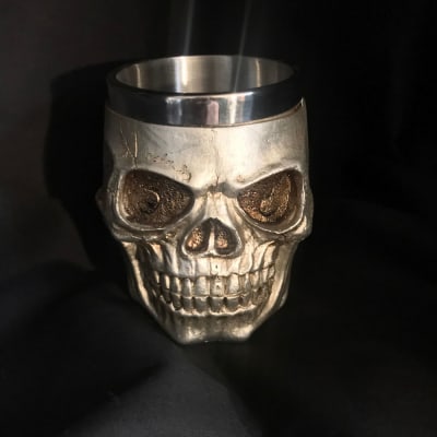 Tazón Skull Plata