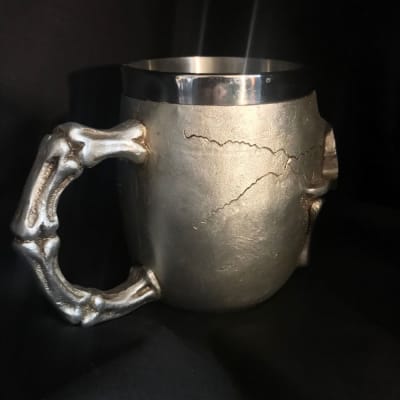 Tazón Skull Plata