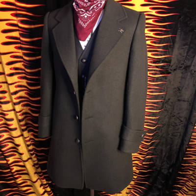 Barrett Masculino Verde Oliva Solapa Ancha