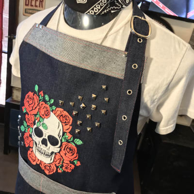 Delantal Carnicero Skull&Roses