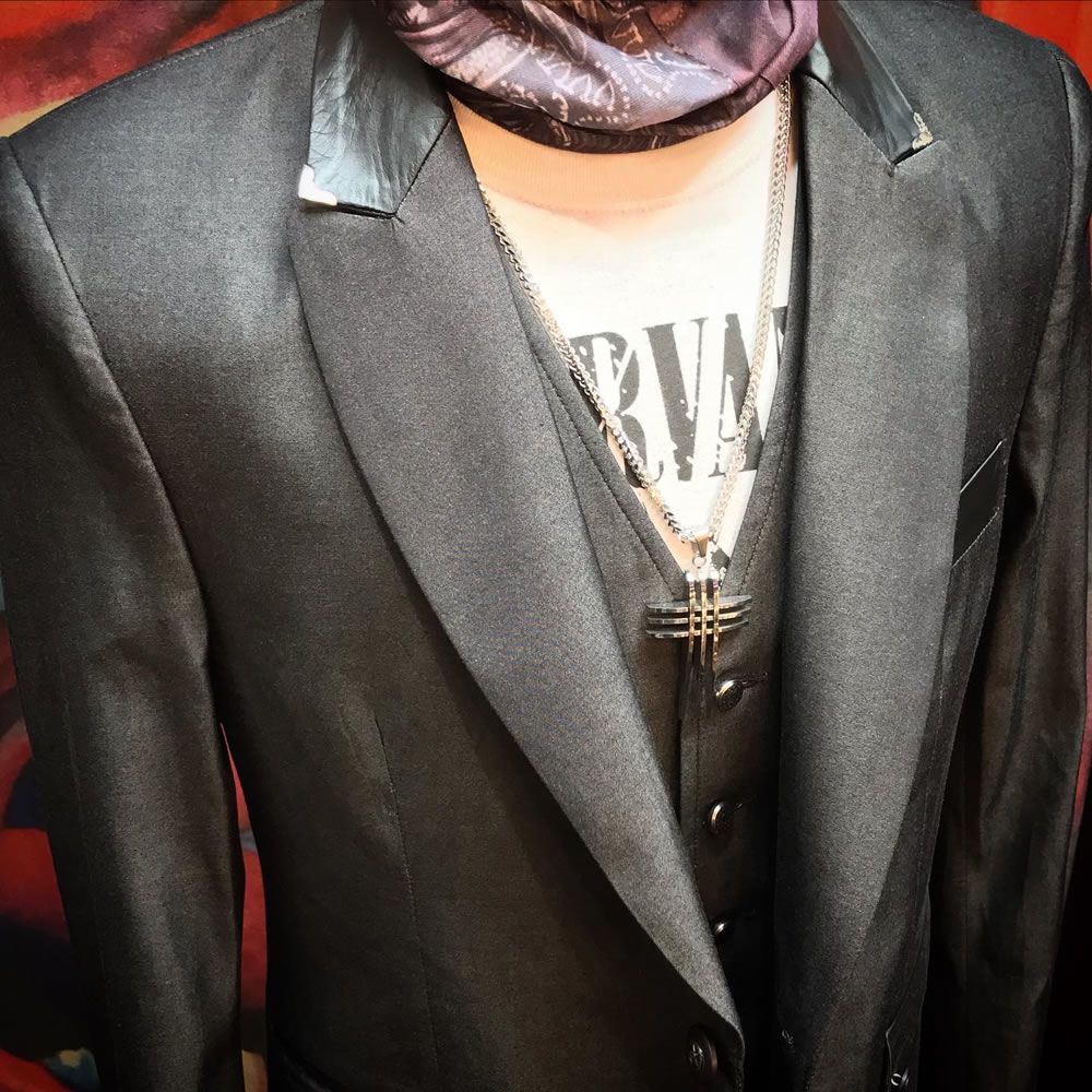 Vestón Spoke Marengo | Pulguera: Sastrería Rockera®