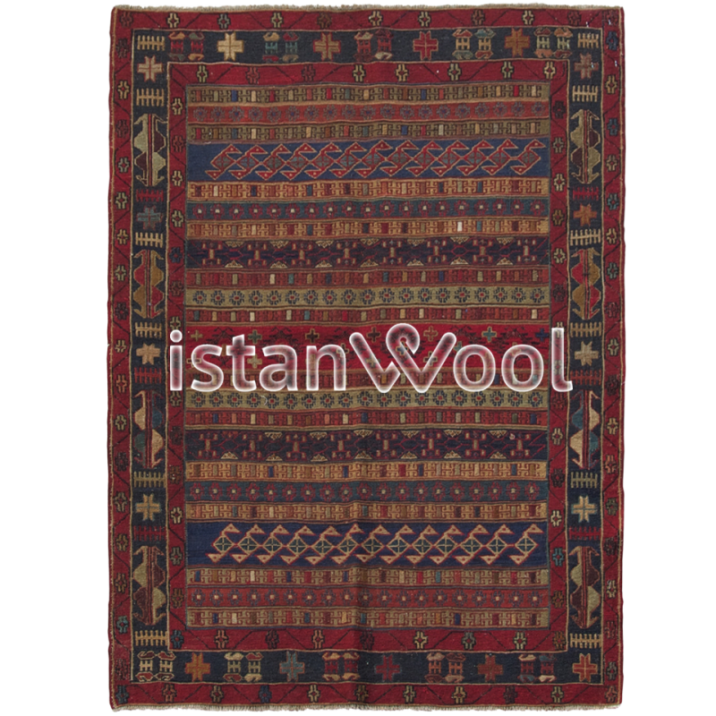 ANTIGUA / HANDMADE SUMAKH 110 cm x 140 cm 1,54 m2 29200169 ANTIGUA / HANDMADE SUMAKH 110 cm x 140 cm 1,54 m2 29200169
