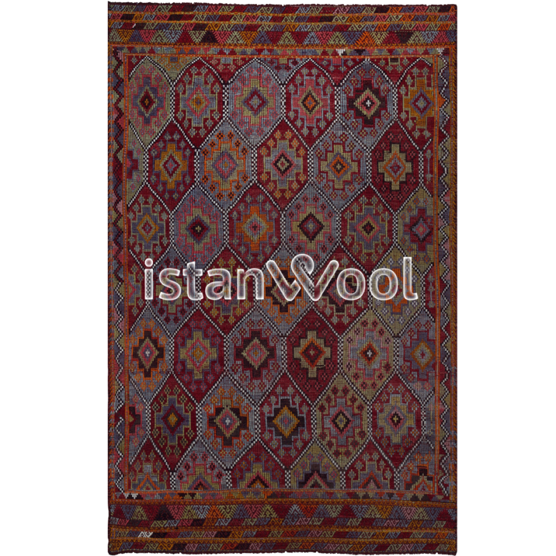 ANTIGUA / HANDMADE KILIM 188 cm x 310 cm 5,83 m2 29200910 ANTIGUA / HANDMADE KILIM 188 cm x 310 cm 5,83 m2 29200910