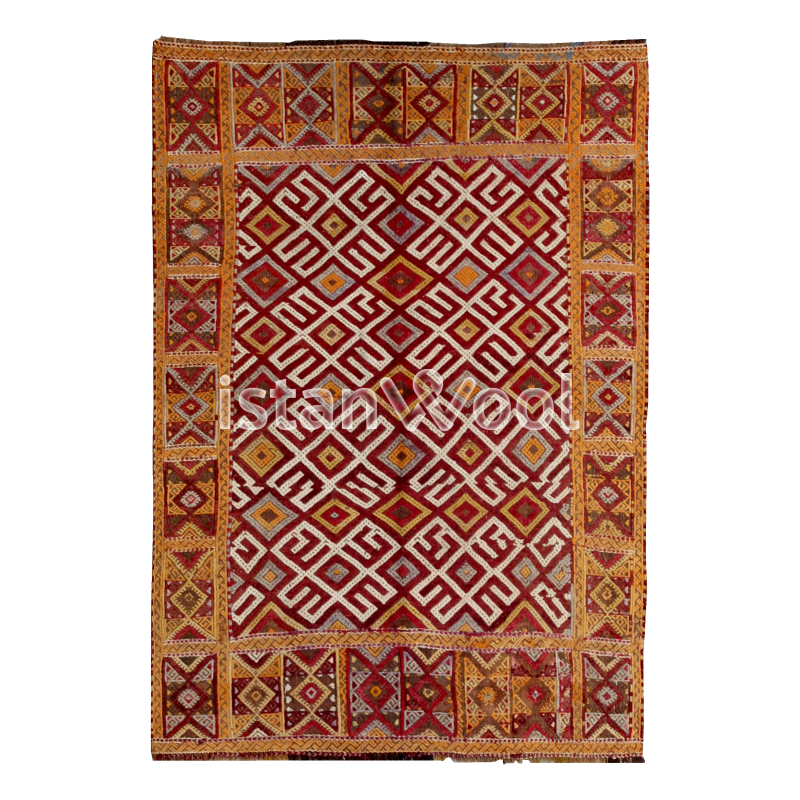 ANTIGUA / HANDMADE CICIM 122 cm x 175 cm 2,14 m2 29203923 ANTIGUA / HANDMADE CICIM 122 cm x 175 cm 2,14 m2 29203923