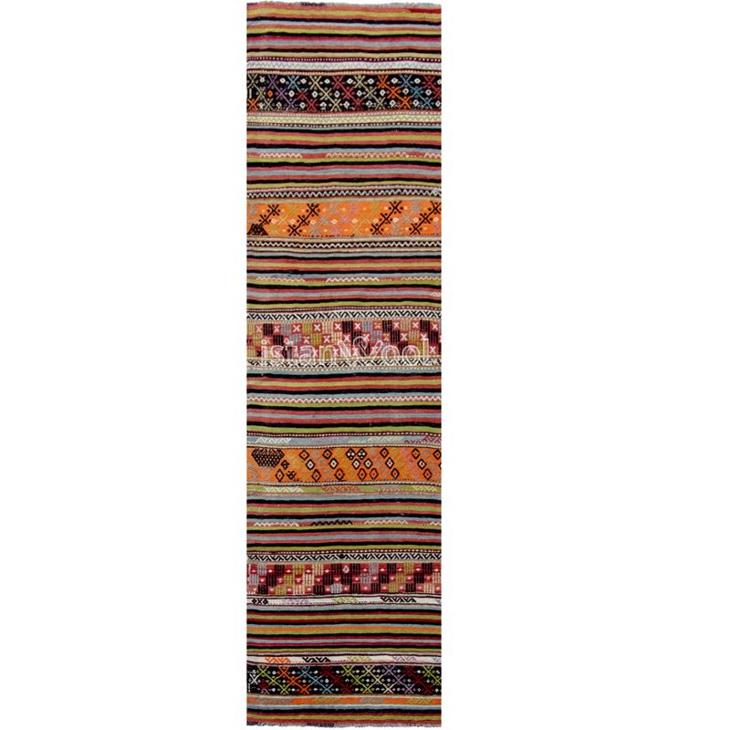 ANTIGUA / PASILLO HANDMADE KILIM 83 cm x 265 cm 2,20 m2 29200059 ANTIGUA / PASILLO HANDMADE KILIM 83 cm x 265 cm 2,20 m2 29200059