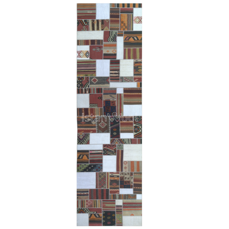 BALAT / PASILLO HANDMADE KILIM PATCHWORK 97 cm x 397 cm 3,85 m2 29200986 BALAT / PASILLO HANDMADE KILIM PATCHWORK 97 cm x 397 cm 3,85 m2 29200986