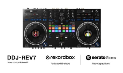 El DDJ-REV7 ya es compatible oficialmente con rekordbox y las nuevas funciones de Serato Stems