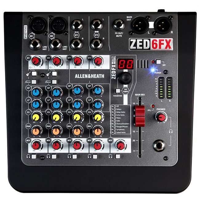 ALLEN & HEATH ZED6FX/X MIXER | DJ Store | Tienda oficial