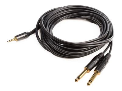 SOLID LINK CABLE 2X JACK 6,3MM /3,5MM JACK STEREO/200CM SOLID LINK CABLE 2X JACK 6,3MM /3,5MM JACK STEREO/200CM