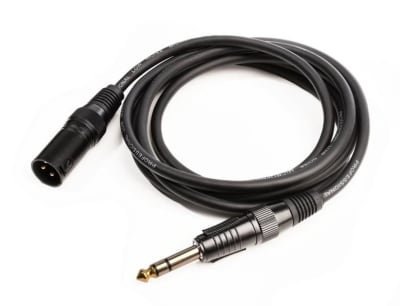 SOLID LINK CABLE JACK BAL. 6.3 MM/XLR-M/ 100CM SOLID LINK CABLE JACK BAL. 6.3 MM/XLR-M/ 100CM