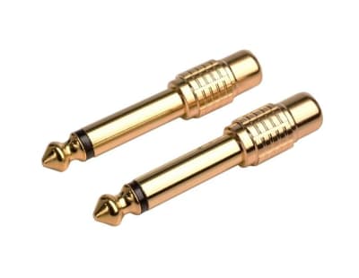 SLC ADAPTER RCA / JACK 6.3 MM (2 pcs)