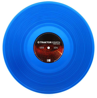 TRAKTOR SCRATCH PRO CONTROL VINYL MK2 BLUE 