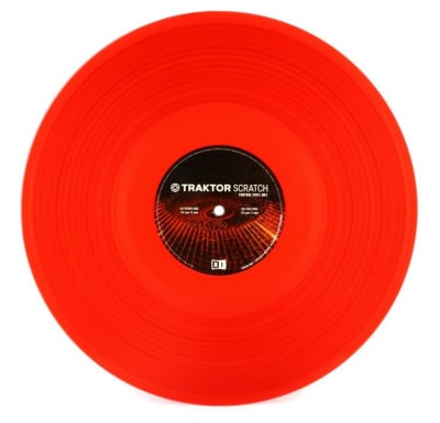 TRAKTOR SCRATCH PRO CONTROL VINYL MK2 RED 1