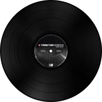 TRAKTOR SCRATCH PRO CONTROL VINYL MK2 BLACK1