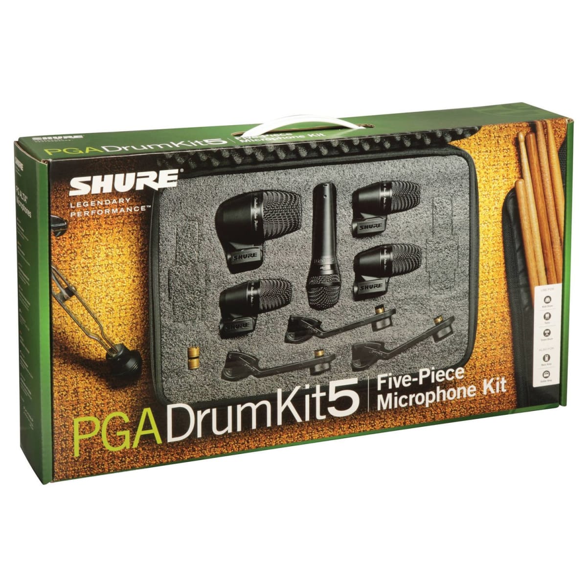 SHURE PGA DrumKit5 マイクキット SHURE PGA DRUMKIT5 | DJ Store | Tienda oficial