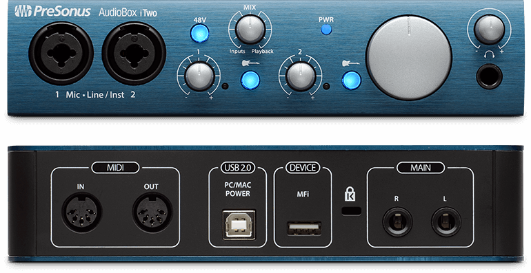 ◆DTMセット版◆PreSonus AudioBox iTwo Studio◆ DAW、オーディオIF、マイク、ヘッドホン全部入りで27,800円、PreSonus