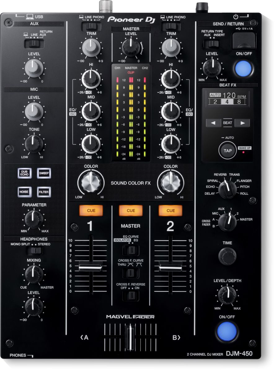 Pioneer DJM-450 2チャンネルミキサー PIONEER DJ DJM-450 - Mixer DJ | DJ Store | Tienda oficial
