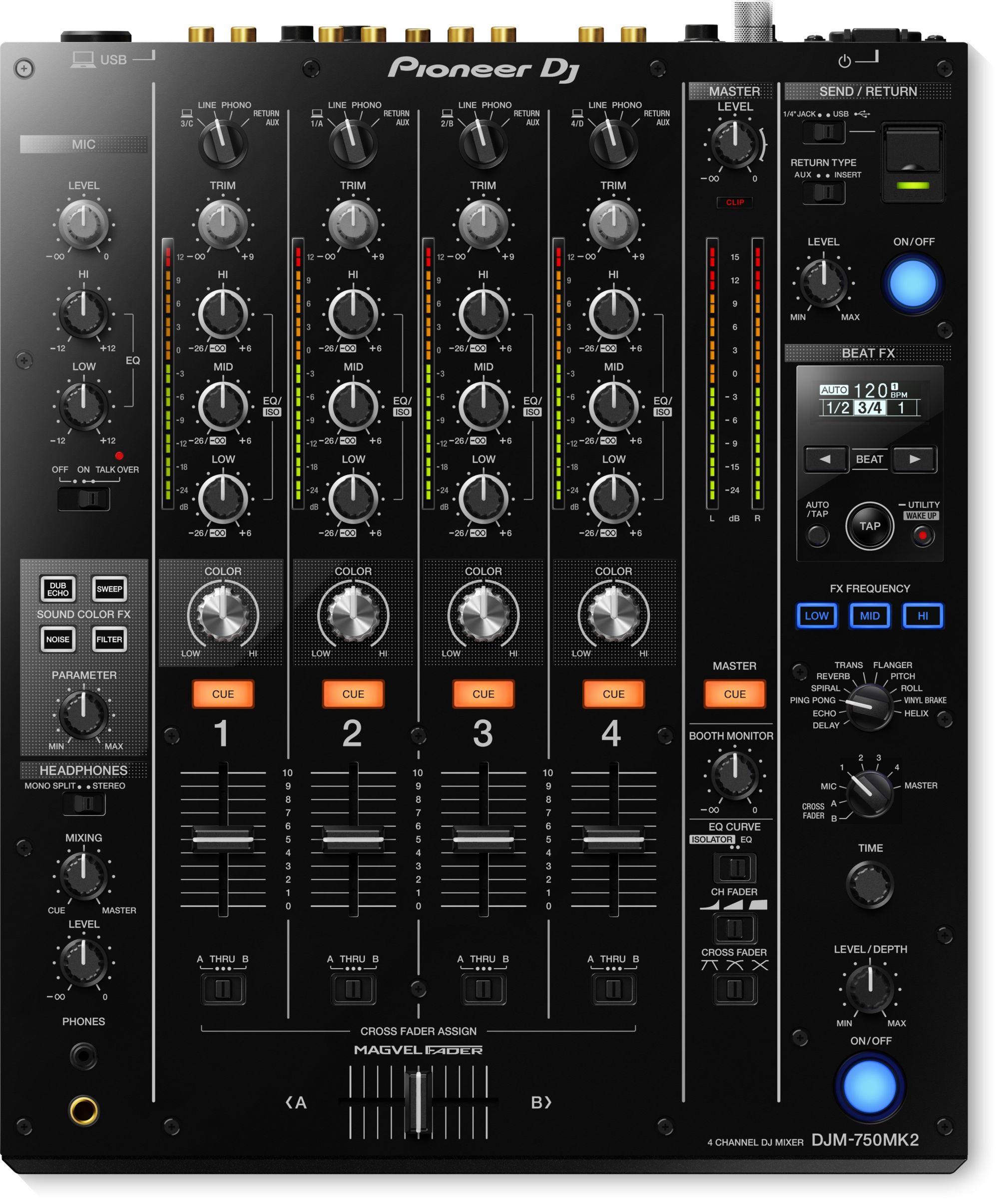 【極美品】Pioneer DJ DJM-750MK2 DJミキサー　送料込み PIONEER DJ DJM-750mk2 - Mixer DJ | DJ Store | Tienda oficial