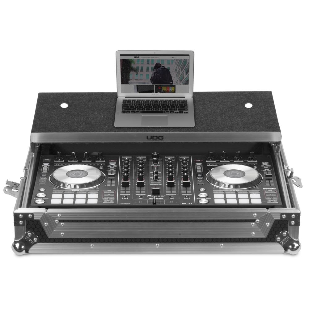 U92011SL UDG Ultimate FlightCase Pioneer DDJ-RX/SX/SX2 Silver Plus(L) | DJ  Store | Tienda oficial