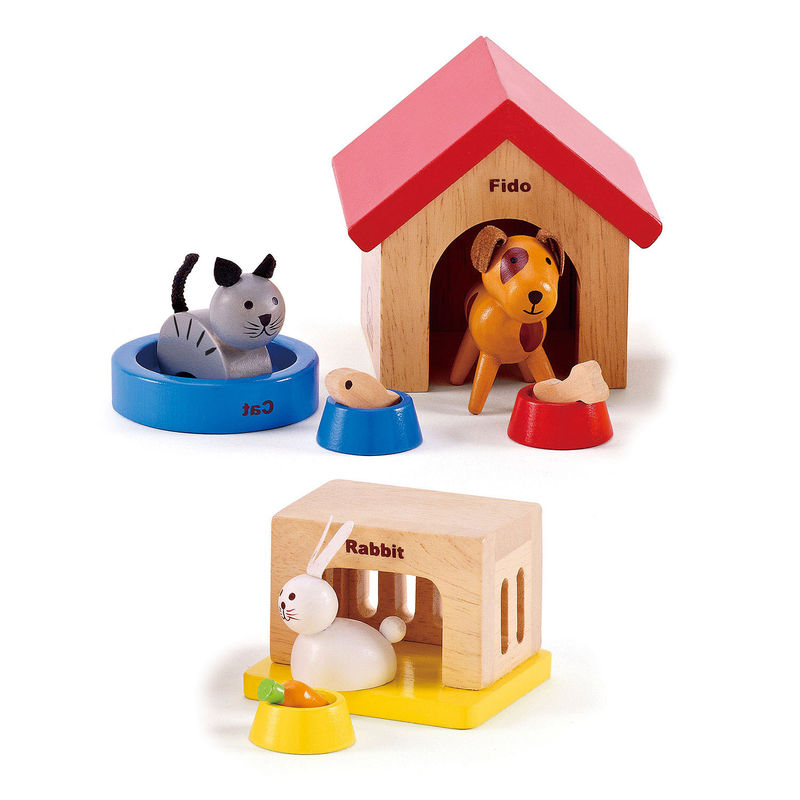 Set de mascotas de Madera - Tienda Urbano