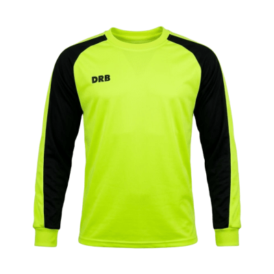 CAMISETA DE ARQUERO DRB COLOR AMARILLO NEON - NEGRO1