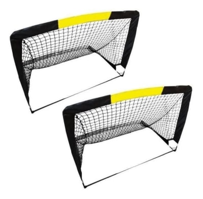 SET DE ARCOS DE FUTBOL PLEGABLES 120x80 CMS CON BOLSO1