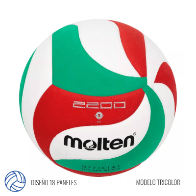 BALON DE VOLEIBOL MOLTEN V5M-2200 N° 5 BALON DE VOLEIBOL MOLTEN V5M-2200 N° 5