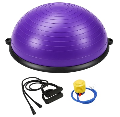 BALON BOSU 60 CM CON MANILLAS INCLUYE INFLADOR