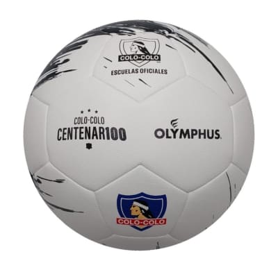 BALON DE FUTBOL OLYMPHUS ESCUELA COLO-COLO N° 4