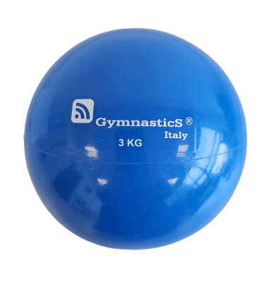 BALON MEDICINAL DE SILICONA 3 KILOS SIN REBOTE MARCA GYMNASTICS1