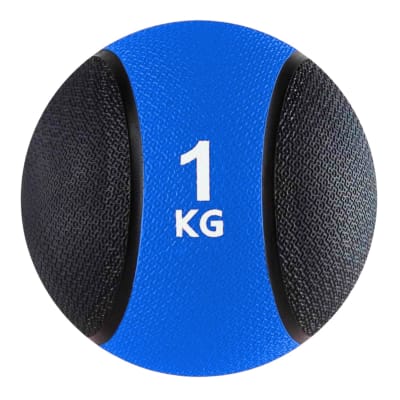 BALON MEDICINAL DE GOMA CON REBOTE 1 KILO