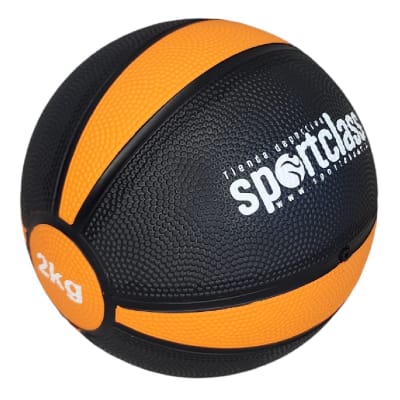 BALON MEDICINAL DE GOMA CON REBOTE 2 KILOS