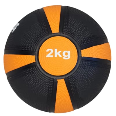 BALON MEDICINAL DE GOMA CON REBOTE 2 KILOS