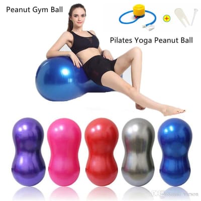 BALON PILATES TIPO MANI 75x30 CM CON INFLADOR3