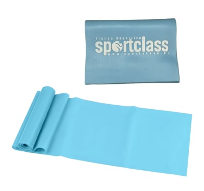 BANDA ELASTICA DE RESISTENCIA ALTA 0,65 MM COLOR CELESTE