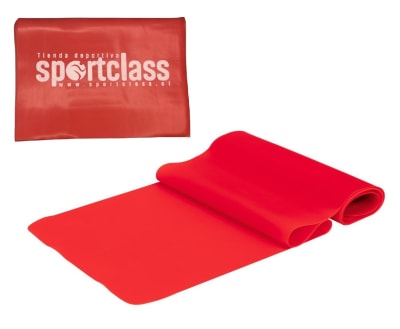 BANDA ELASTICA RESISTENCIA MEDIA 0,50 MM COLOR ROJO