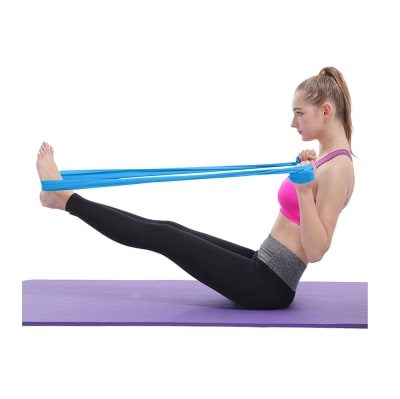 BANDA ELASTICA DE RESISTENCIA ALTA 0,65 MM COLOR CELESTE