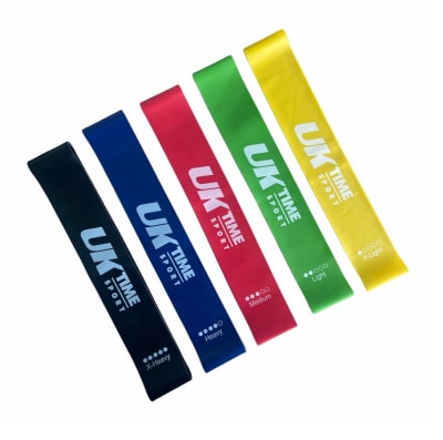 SET DE 5 BANDAS ELASTICAS CIRCULARES UK TIME SPORT