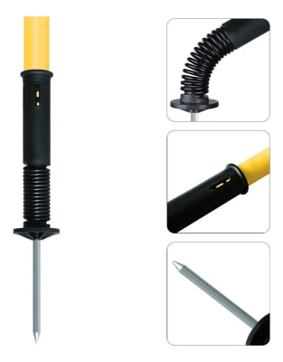 ESTACA METALICA CON RESORTE PARA USO CON POSTE DE 25 MM