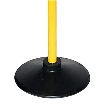 BASE DE GOMA PARA POSTE DE 25 MM