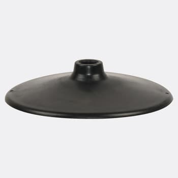 BASE DE GOMA PARA POSTE DE 25 MM