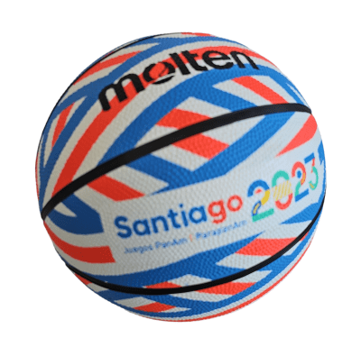 BALON DE BASQUETBOL MOLTEN BF1602  N° 7 SANTIAGO 2023
