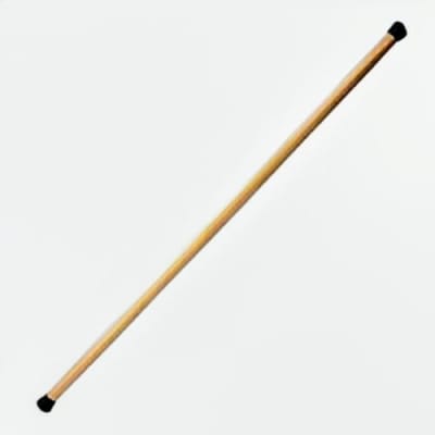 BASTON DE GIMNASIA LARGO 110 CM MADERA CON TOPES DE GOMA1