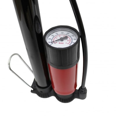 BOMBIN DE PIE CON ACUMULADOR Y MARCADOR DE PRESION