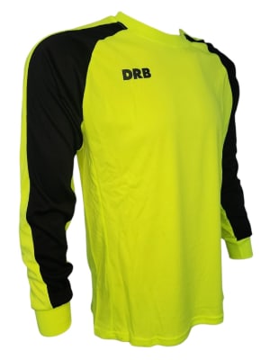 CAMISETA DE ARQUERO DRB COLOR AMARILLO NEON - NEGRO