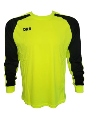 CAMISETA DE ARQUERO DRB COLOR AMARILLO NEON - NEGRO
