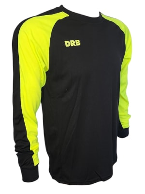 CAMISETA DE ARQUERO DRB COLOR NEGRO - VERDE NEON