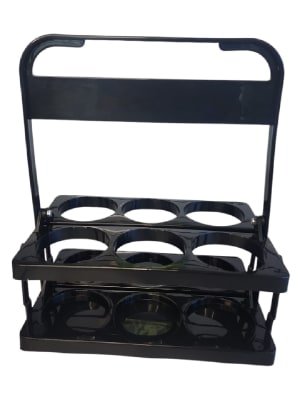 CANASTA PORTA BOTELLAS DE HIDRATACION CAPACIDADS 6 BOTELLAS